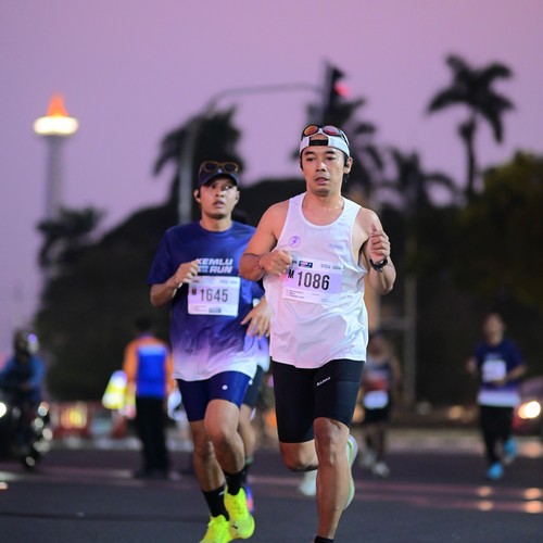 Race photo from KEMLU RUN 2026
