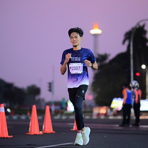 Race photo from KEMLU RUN 2026