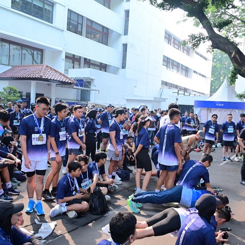 Race photo from KEMLU RUN 2026