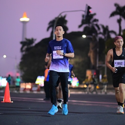 Race photo from KEMLU RUN 2026