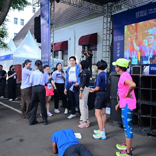 Race photo from KEMLU RUN 2026