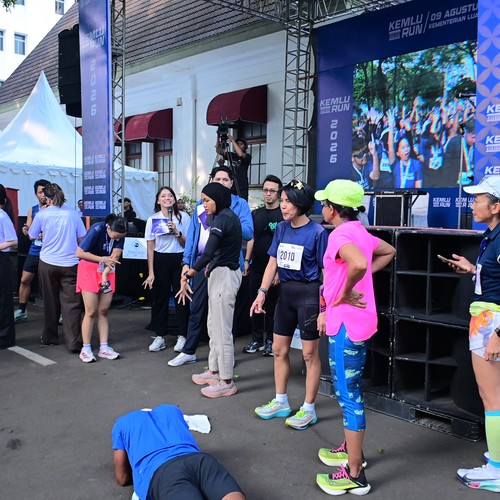 Race photo from KEMLU RUN 2026