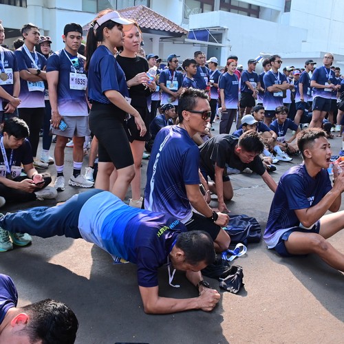 Race photo from KEMLU RUN 2026