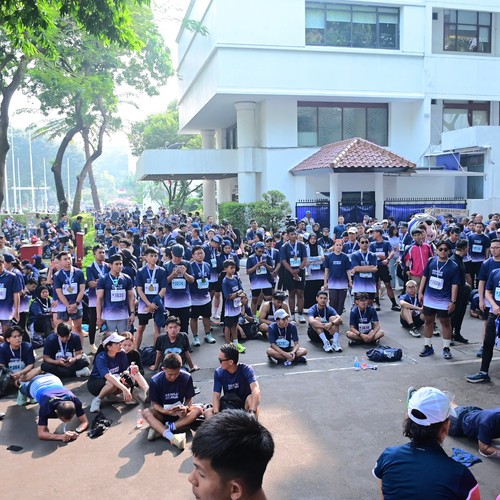 Race photo from KEMLU RUN 2026
