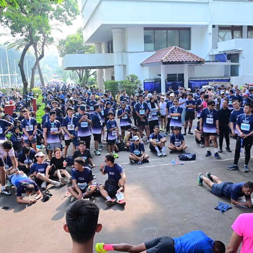 Race photo from KEMLU RUN 2026