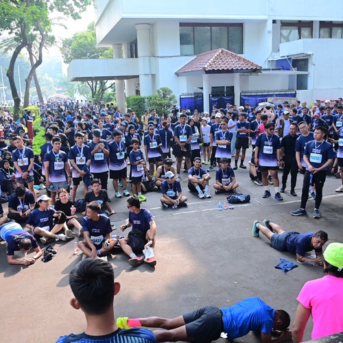 Race photo from KEMLU RUN 2026