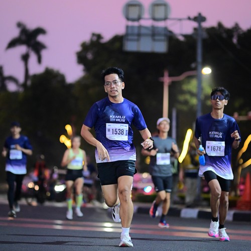 Race photo from KEMLU RUN 2026