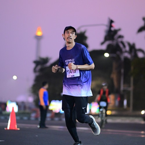 Race photo from KEMLU RUN 2026