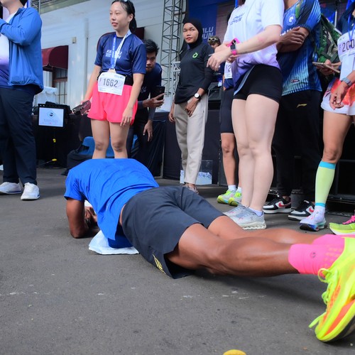 Race photo from KEMLU RUN 2026