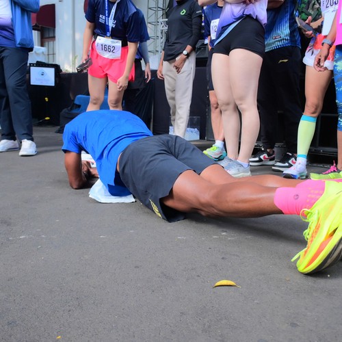 Race photo from KEMLU RUN 2026