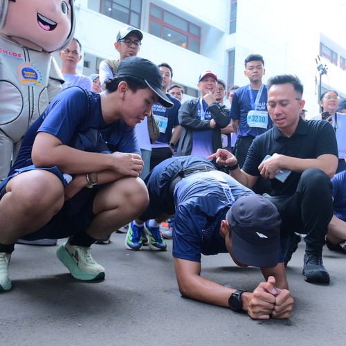 Race photo from KEMLU RUN 2026
