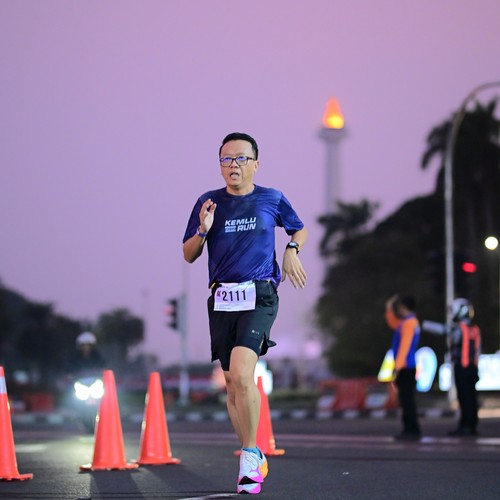 Race photo from KEMLU RUN 2026