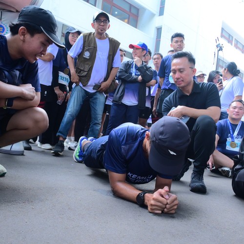 Race photo from KEMLU RUN 2026