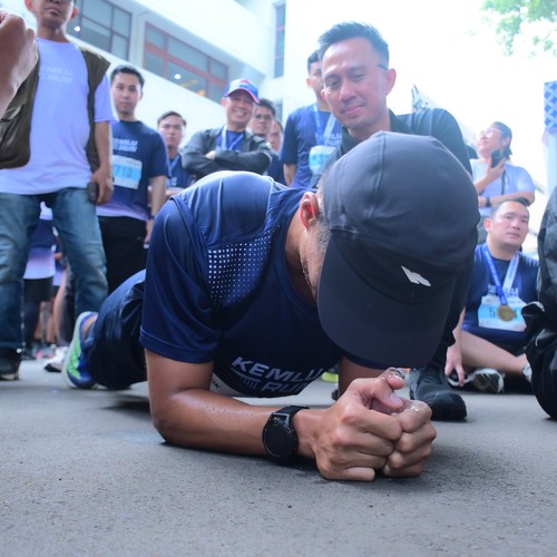 Race photo from KEMLU RUN 2026