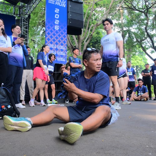 Race photo from KEMLU RUN 2026