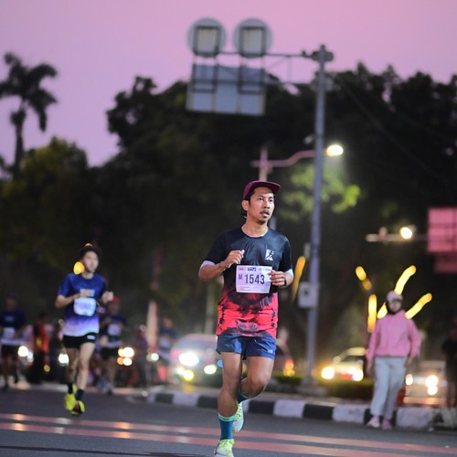 Race photo from KEMLU RUN 2026