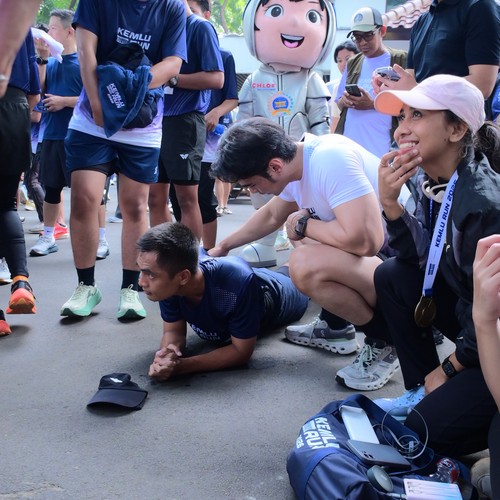 Race photo from KEMLU RUN 2026