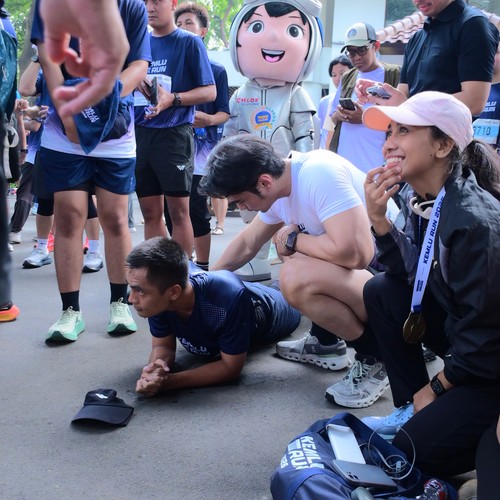 Race photo from KEMLU RUN 2026
