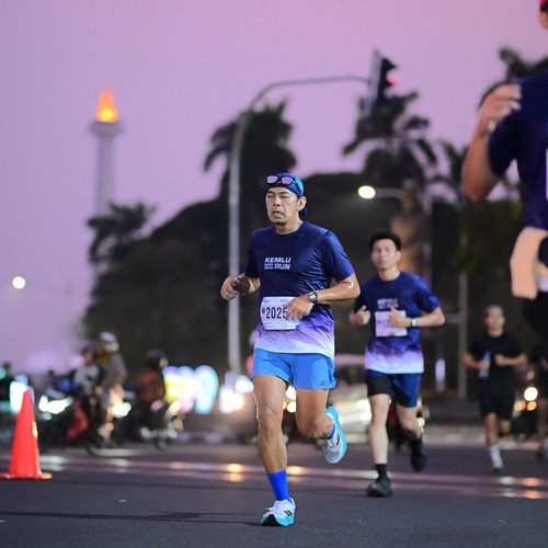 Race photo from KEMLU RUN 2026