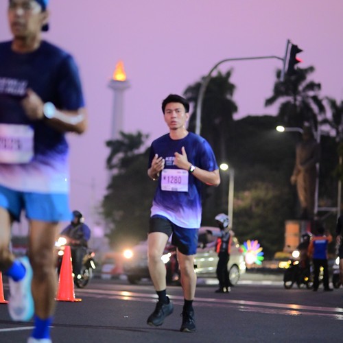 Race photo from KEMLU RUN 2026