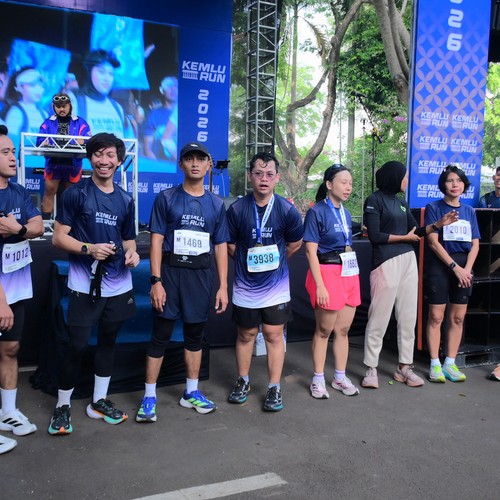 Race photo from KEMLU RUN 2026