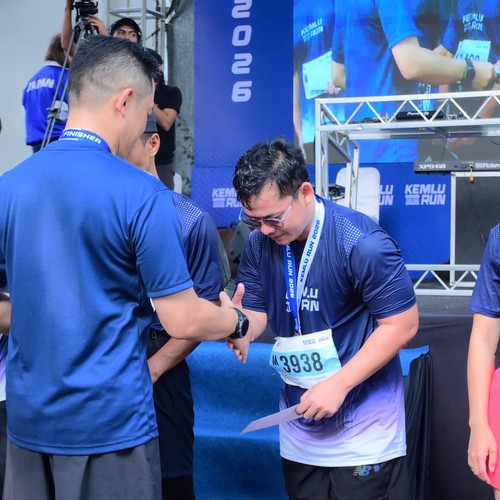 Race photo from KEMLU RUN 2026