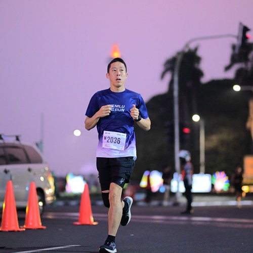 Race photo from KEMLU RUN 2026