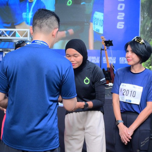 Race photo from KEMLU RUN 2026