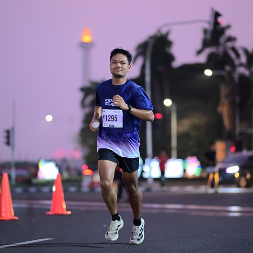 Race photo from KEMLU RUN 2026