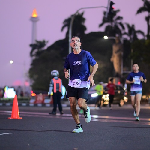Race photo from KEMLU RUN 2026