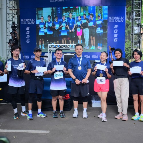 Race photo from KEMLU RUN 2026