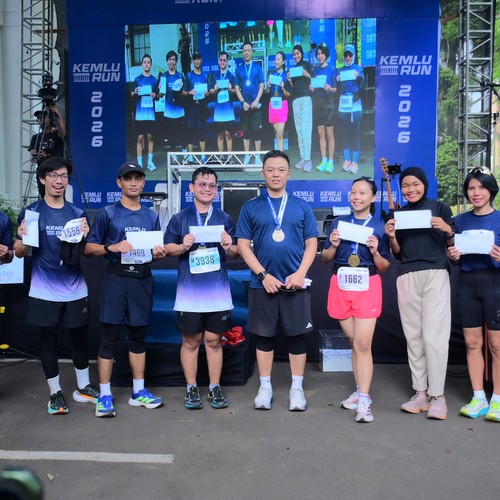 Race photo from KEMLU RUN 2026
