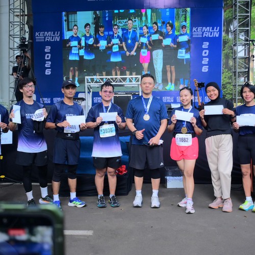 Race photo from KEMLU RUN 2026