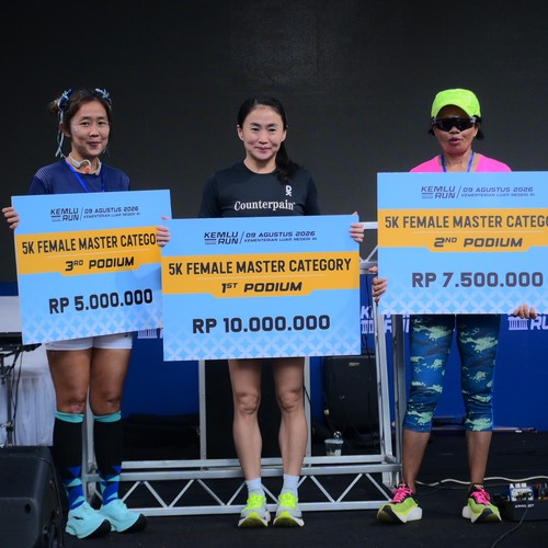 Race photo from KEMLU RUN 2026