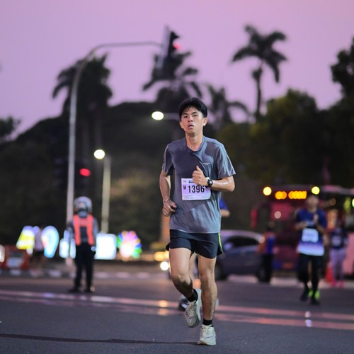 Race photo from KEMLU RUN 2026