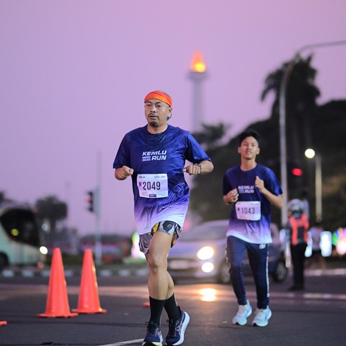 Race photo from KEMLU RUN 2026