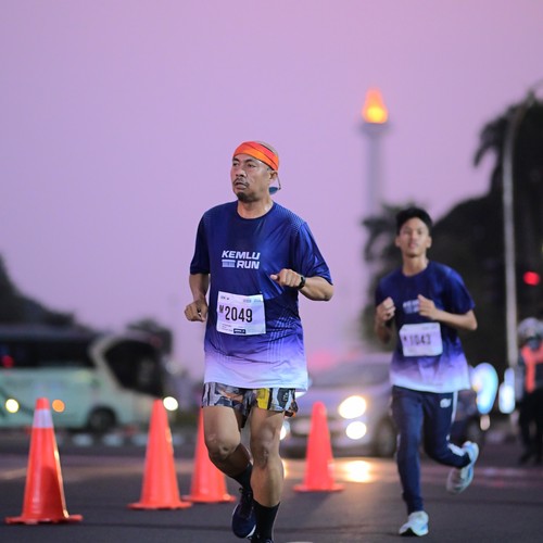 Race photo from KEMLU RUN 2026