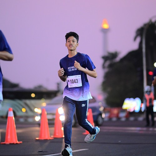 Race photo from KEMLU RUN 2026
