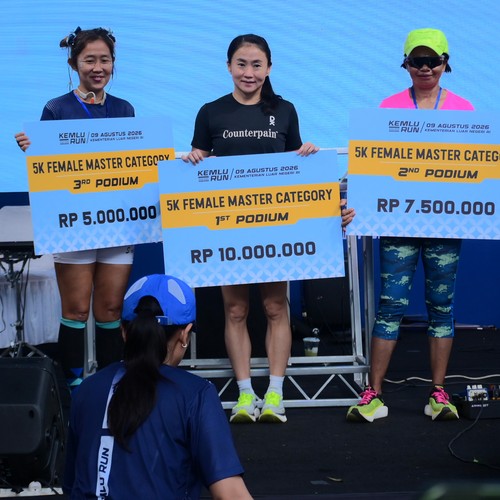Race photo from KEMLU RUN 2026