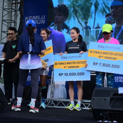 Race photo from KEMLU RUN 2026