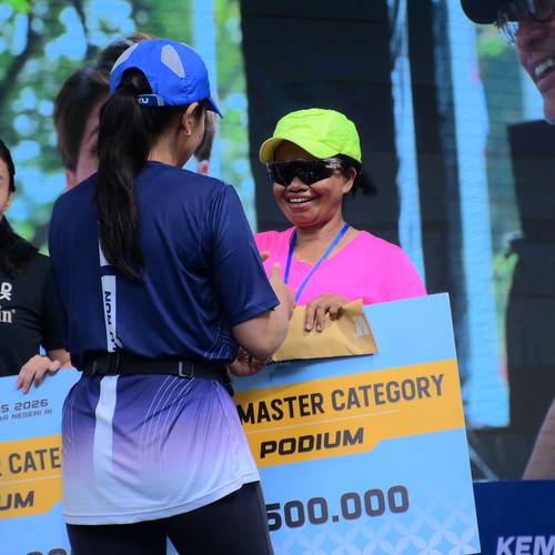 Race photo from KEMLU RUN 2026