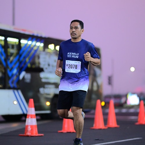 Race photo from KEMLU RUN 2026