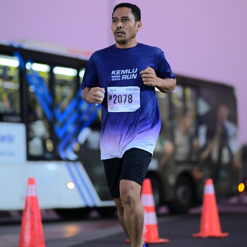 Race photo from KEMLU RUN 2026
