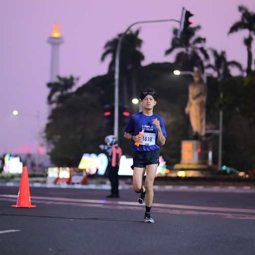Race photo from KEMLU RUN 2026