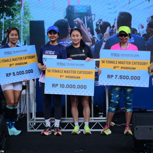 Race photo from KEMLU RUN 2026