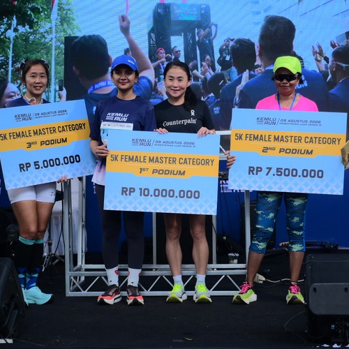 Race photo from KEMLU RUN 2026