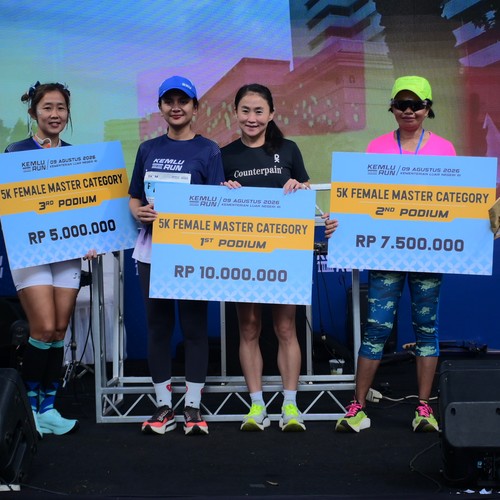 Race photo from KEMLU RUN 2026