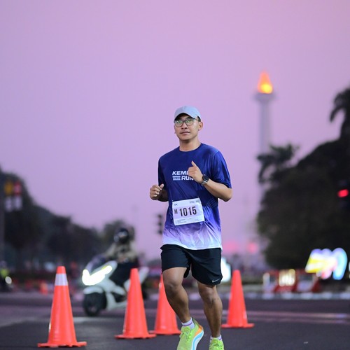 Race photo from KEMLU RUN 2026