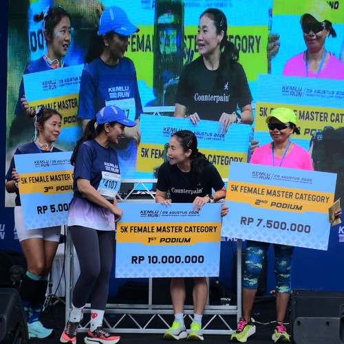 Race photo from KEMLU RUN 2026