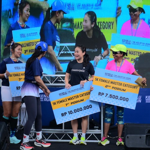 Race photo from KEMLU RUN 2026
